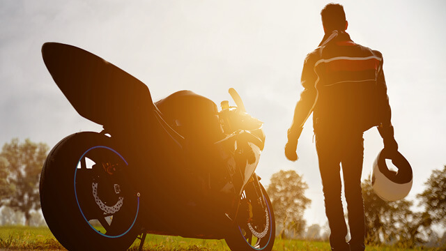 Motorradversicherung: Motorradfahrer