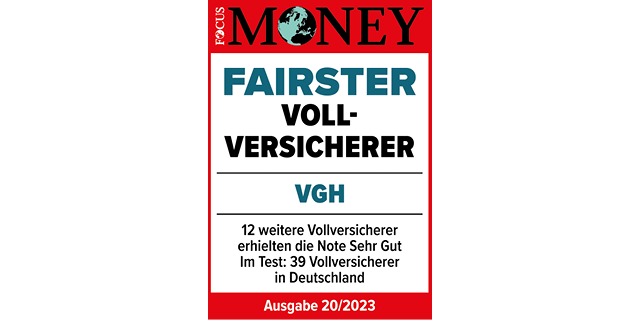 Siegel Focus Money | Fairster Vollversicherer 2023