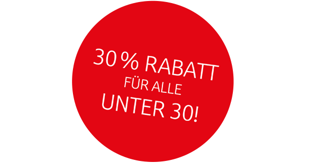 30 Prozent für alle unter 30